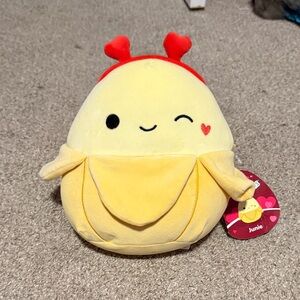 Squishmallows Valentine Junie the Banana 11” plushie-NWT